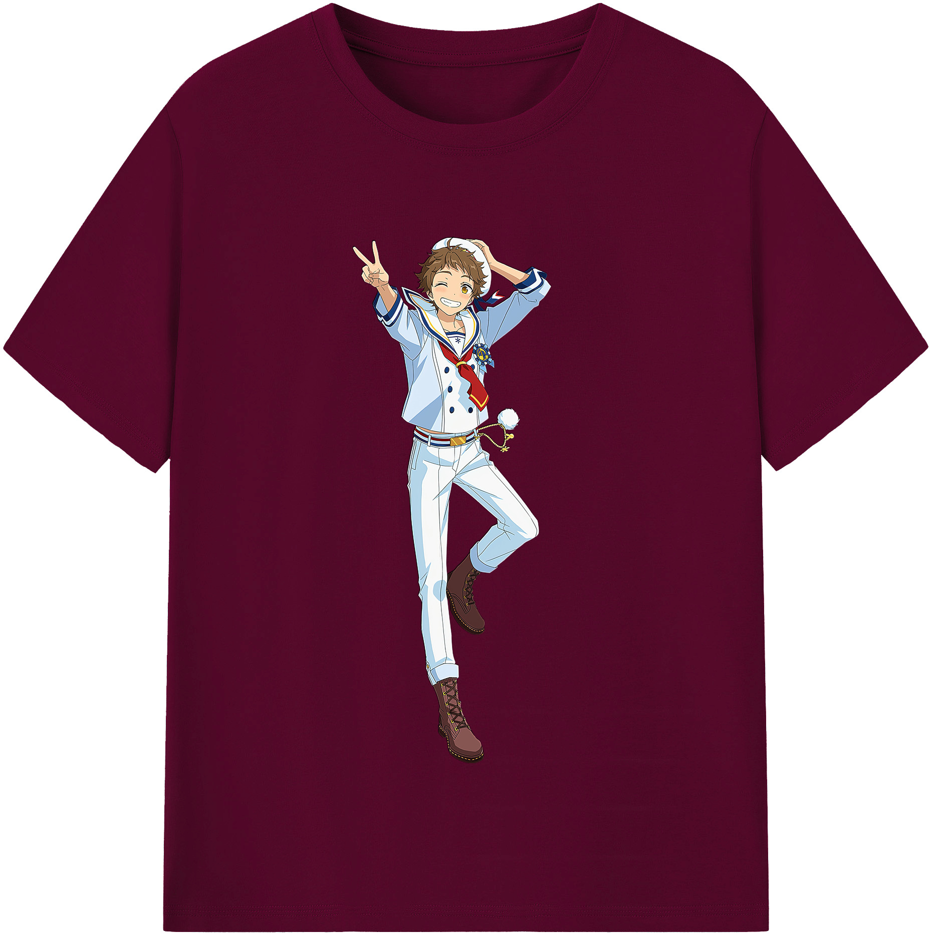 （画像用） あんさんぶるスターズ! Ensemble Stars レディースカジュアルプリントTシャツ（綿100％）